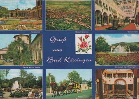 Bad Kissingen - u.a. Partie an der Saale - 1987 Bad Kissingen - u.a. Partie an der Saale - 1987