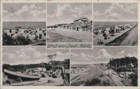 Graal-Müritz - 5 Teilbilder - 1962 Graal-Müritz - 5 Teilbilder - 1962