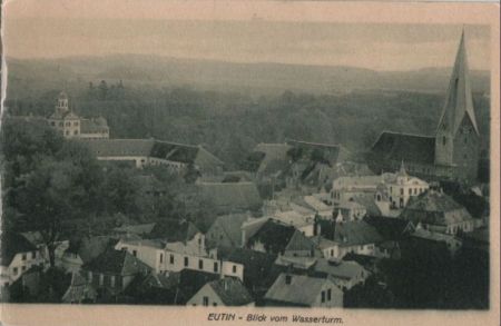Eutin - Blick vom Wasserturm - ca. 1940 Eutin - Blick vom Wasserturm - ca. 1940