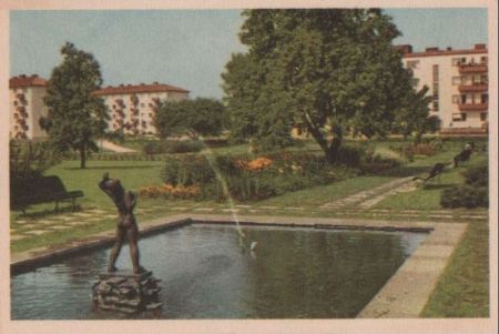 Schweden - Halmstad - Gunillaparken (Kleinkarte) - ca. 1965 Schweden - Halmstad - Gunillaparken (Kleinkarte) - ca. 1965