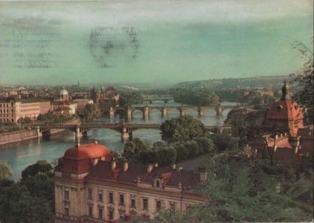 Tschechien - Prag - Praha - Prager Brücken - 1966 Tschechien - Prag - Praha - Prager Brücken - 1966