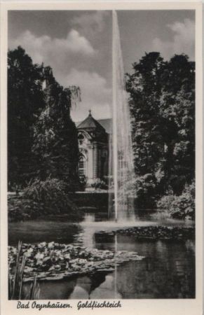 Bad Oeynhausen - Goldfischteich - ca. 1955 Bad Oeynhausen - Goldfischteich - ca. 1955