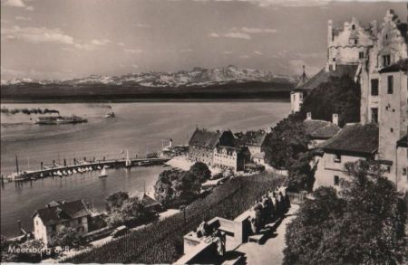 Meersburg - Känzele und Hafen - ca. 1960 Meersburg - Känzele und Hafen - ca. 1960