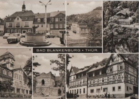 Bad Blankenburg - u.a. Eberstein - 1972 Bad Blankenburg - u.a. Eberstein - 1972