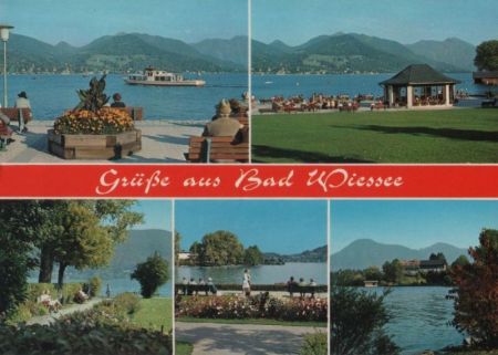 Bad Wiessee - Strandpromenaden - 1984 Bad Wiessee - Strandpromenaden - 1984