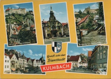 Kulmbach - u.a. Blick zur Plassenburg - 1975 Kulmbach - u.a. Blick zur Plassenburg - 1975