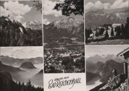 Bad Reichenhall - 5 Teilbilder - ca. 1970 Bad Reichenhall - 5 Teilbilder - ca. 1970
