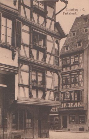 Straßburg - Ferkelmarkt - ca. 1940 Straßburg - Ferkelmarkt - ca. 1940