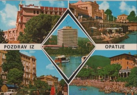 Kroatien - Opatija - 5 Teilbilder - 1975 Kroatien - Opatija - 5 Teilbilder - 1975