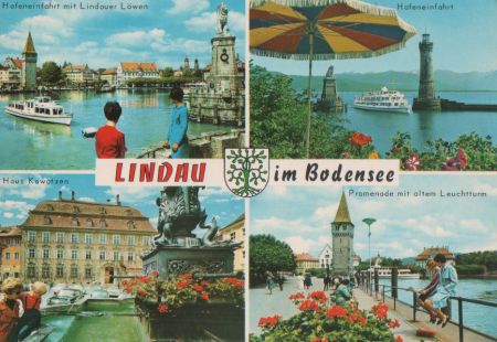 Lindau - u.a. Promenade mit altem Leuchtturm - ca. 1975 Lindau - u.a. Promenade mit altem Leuchtturm - ca. 1975