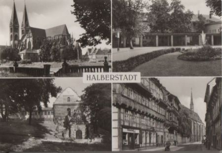 Halberstadt - u.a. Dom von Südosten - 1978 Halberstadt - u.a. Dom von Südosten - 1978