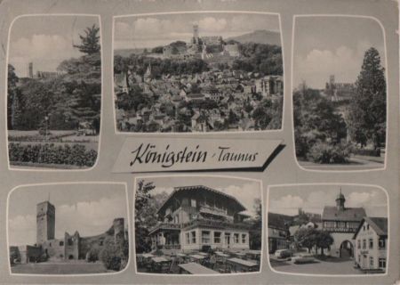 Königstein - 6 Teilbilder - 1965 Königstein - 6 Teilbilder - 1965