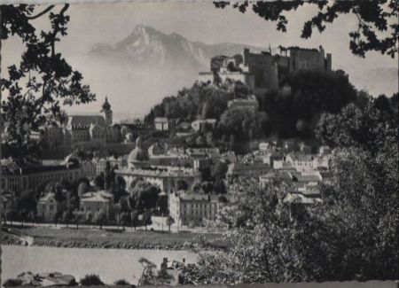Österreich - Salzburg - mit Untersberg - ca. 1960 Österreich - Salzburg - mit Untersberg - ca. 1960
