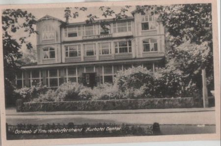 Timmendorfer Strand - Kurhotel Denker - ca. 1955 Timmendorfer Strand - Kurhotel Denker - ca. 1955
