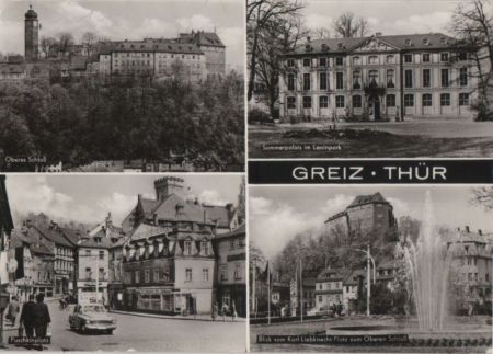 Greiz - u.a. Sommerpalais im Leninpark - 1978 Greiz - u.a. Sommerpalais im Leninpark - 1978