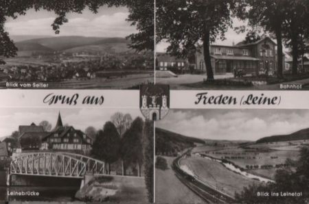 Freden - u.a. Leinebrücke - 1957 Freden - u.a. Leinebrücke - 1957