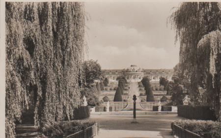 Potsdam - Blick auf Sanssouci - 1933 Potsdam - Blick auf Sanssouci - 1933