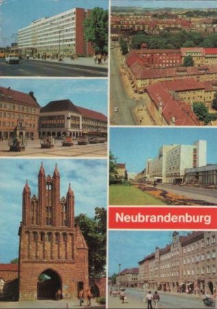 Neubrandenburg - u.a. Hotel Vier Tore - 1980 Neubrandenburg - u.a. Hotel Vier Tore - 1980