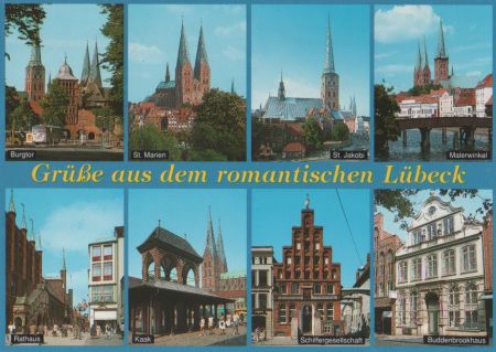 Lübeck - u.a. St. Jakobi - ca. 1995 Lübeck - u.a. St. Jakobi - ca. 1995