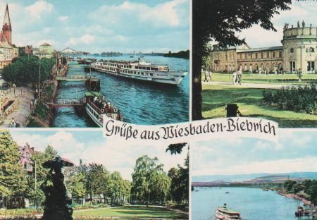Grüße aus Wiesbaden-Biebrich - ca. 1975 Grüße aus Wiesbaden-Biebrich - ca. 1975
