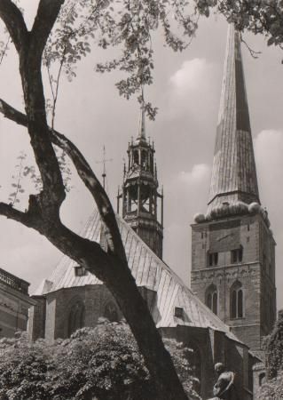 Lübeck - St. Jakobikirche - Ostseite - 1959 Lübeck - St. Jakobikirche - Ostseite - 1959