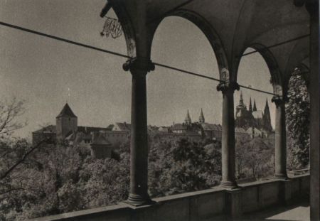 Tschechien - Prag, Burg - Pohled na Hrad z Letohradku - ca. 1960 Tschechien - Prag, Burg - Pohled na Hrad z Letohradku - ca. 1960