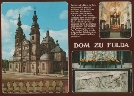 Fulda - Dom, u.a. Bonifatiusgruft - 1989 Fulda - Dom, u.a. Bonifatiusgruft - 1989