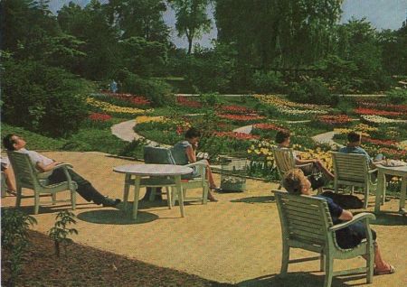 Essen - Bundesgartenschau, Dahlienarena - 1965 Essen - Bundesgartenschau, Dahlienarena - 1965