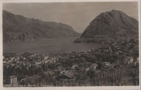 Schweiz - Lugano - und Monte S. Salvatore - 1930 Schweiz - Lugano - und Monte S. Salvatore - 1930