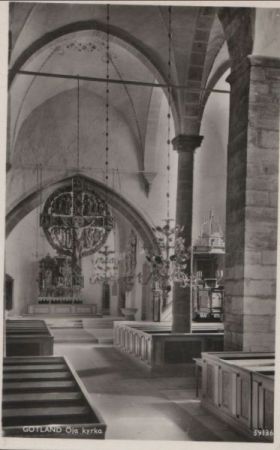 Schweden - Gotland - Öja kyrka - ca. 1950 Schweden - Gotland - Öja kyrka - ca. 1950