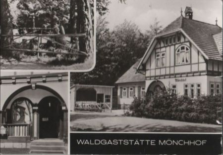 Elgersburg - Waldgaststätte Mönchhof - 1978 Elgersburg - Waldgaststätte Mönchhof - 1978