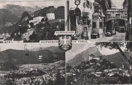 Österreich - Kufstein - 4 Teilbilder - 1962 Österreich - Kufstein - 4 Teilbilder - 1962