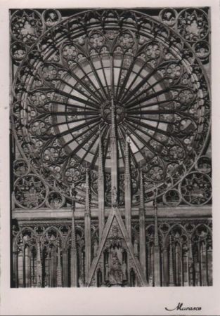 Frankreich - Strasbourg - La Rosace de la Cathedrale - ca. 1965 Frankreich - Strasbourg - La Rosace de la Cathedrale - ca. 1965