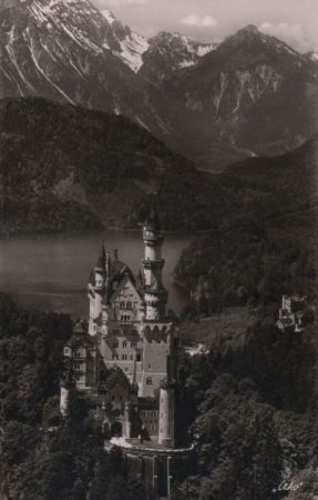 Schwangau Neuschwanstein - mit Schloß Hohenschwangau - ca. 1960 Schwangau Neuschwanstein - mit Schloß Hohenschwangau - ca. 1960
