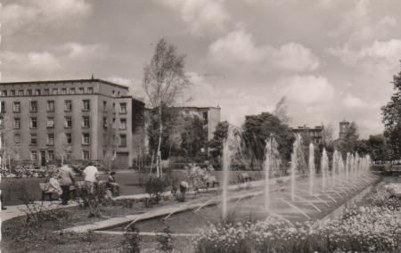 Karlsruhe - Festplatz Wasserspiele - 1960 Karlsruhe - Festplatz Wasserspiele - 1960