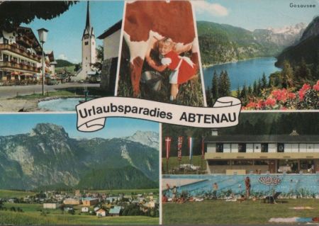 Österreich - Abtenau - mit Gosausee - 1978 Österreich - Abtenau - mit Gosausee - 1978