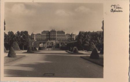 Österreich - Wien - Belvedere - ca. 1950 Österreich - Wien - Belvedere - ca. 1950