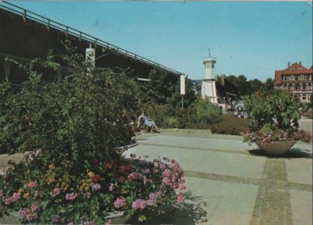 Bad Salzuflen - Saline mit Uhrturm - 1971 Bad Salzuflen - Saline mit Uhrturm - 1971