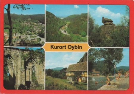 Kurort Oybin - u.a. Freibad - 1983 Kurort Oybin - u.a. Freibad - 1983