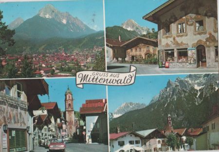 Mittenwald - mit 4 Bildern - 1973 Mittenwald - mit 4 Bildern - 1973
