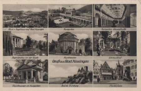 Bad Kissingen - u.a. Kurtheater - 1953 Bad Kissingen - u.a. Kurtheater - 1953