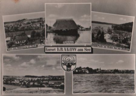 Krakow am See - u.a. Blick vom Mäckelberg - 1962 Krakow am See - u.a. Blick vom Mäckelberg - 1962