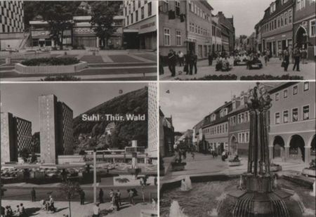 Suhl - u.a. Mocca-Milch-Eisbar - 1981 Suhl - u.a. Mocca-Milch-Eisbar - 1981