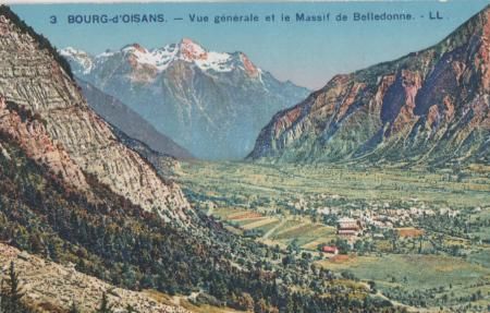 Frankreich - Bourg Oisans - vue generale - ca. 1935 Frankreich - Bourg Oisans - vue generale - ca. 1935