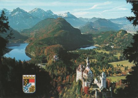 Schwangau Neuschwanstein - mit Hochgebirge - 1997 Schwangau Neuschwanstein - mit Hochgebirge - 1997