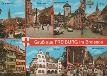 Freiburg - u.a. Schwabentor - ca. 1985 Freiburg - u.a. Schwabentor - ca. 1985