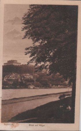 Essen - Ruhrtal, Blick auf Hügel - ca. 1935 Essen - Ruhrtal, Blick auf Hügel - ca. 1935