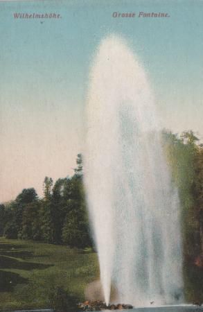 Kassel-Wilhelmshöhe - Grosse Fontäne - 1916 Kassel-Wilhelmshöhe - Grosse Fontäne - 1916