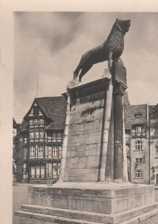 Braunschweig - Braunschweiger Löwe - ca. 1955 Braunschweig - Braunschweiger Löwe - ca. 1955