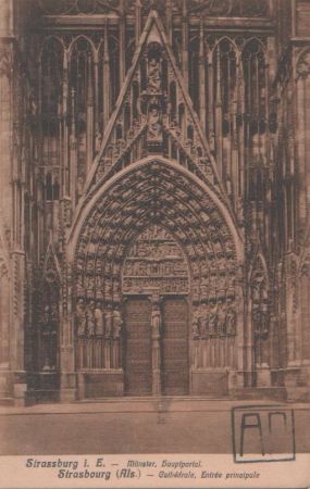 Straßburg - Münster, Hauptportal - ca. 1935 Straßburg - Münster, Hauptportal - ca. 1935